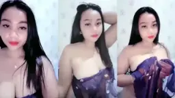 Tante Tobrut Live Cuma Pakai Kain Tipis, Bikin Tembem Basah Lihatnya