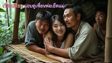 แอบส่องแม่โดนเพื่อนพ่อแกล้งเสียว