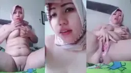 Hijab Binor Binal Mainin Memek, Crot Di Lantai