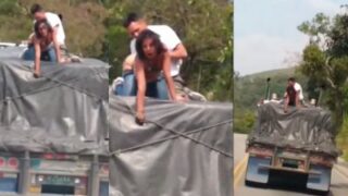 Nri Cewek Cabul Ngewe Di Atas Truk Jalanan, Bikin Makin Liar.