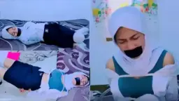 Pelajar Smp Cantik Hijab Digebuki Dan Dipuasin Di Kamar Gelap
