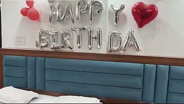 Bhabhi Ne Birthday Pe Devar Ko Surprise Diya, Apni Gili Chut Gift Karke Khus Kar Diya