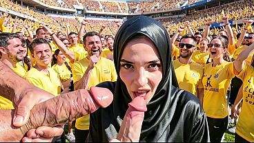 Hebat! Fans Jerman Digebuk Tim Lawan, Video Interaktif Ai Bikin Makin Panas.