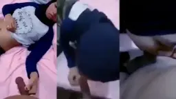 Jilbab Biru Disuruh Isep, Bibir Basah Makin Nikmat