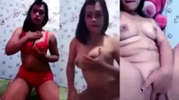 Tante Michat Toge Colmek, Jari-jari Nakalnya Main Di Dalam Sampai Basah Kuyup.