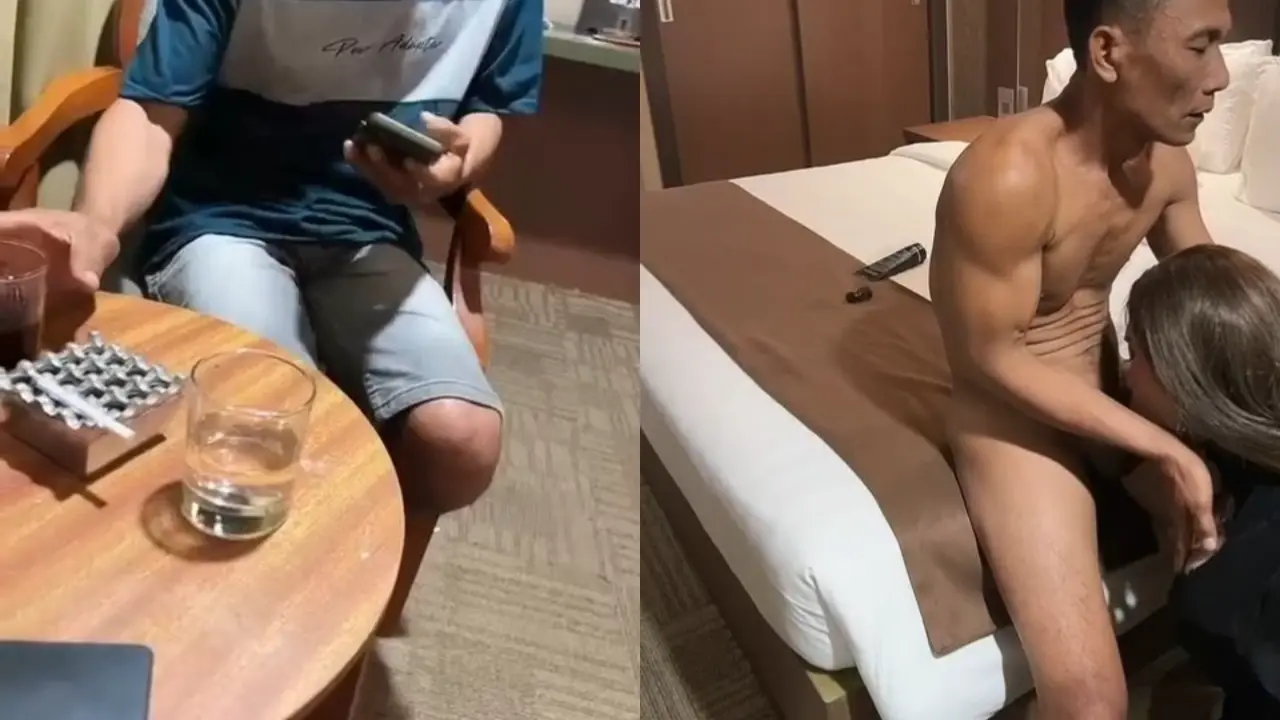 Walau Udah Keriput, Om Tua Ini Masih Perkasa Dan Bikin Makin Pengen Goyang.